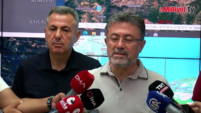 Bakan Yumaklı, ülke genelinde devam eden orman yangınlarına ilişkin açıklamalarda bulundu