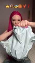 the WEIRDEST BAGS in the world subscribe for next part:) #funny #beauty #unboxing #haul #shorts