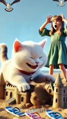 Cute Cat And Her Cruel Owner  #Kitten  #aicat #cutecat