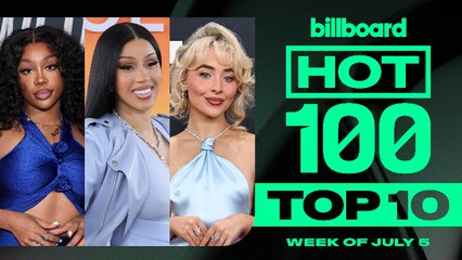 Billboard Hot 100 Top 10 Hits for July 5, 2025 | Cardi B’s “Outside” Breaks Into the Top 10 🎶