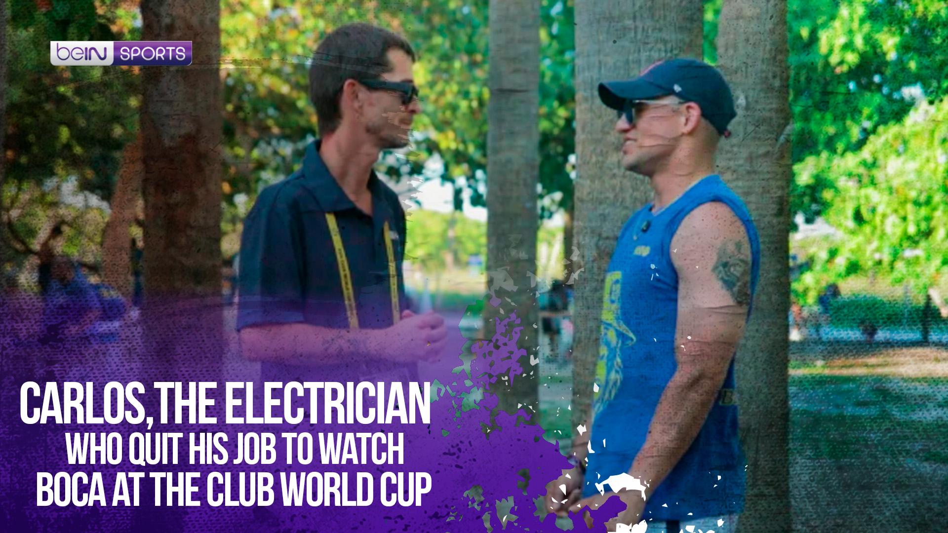 Carlos: The Electrician Who Quit His Job to Watch Boca at the Club World Cup