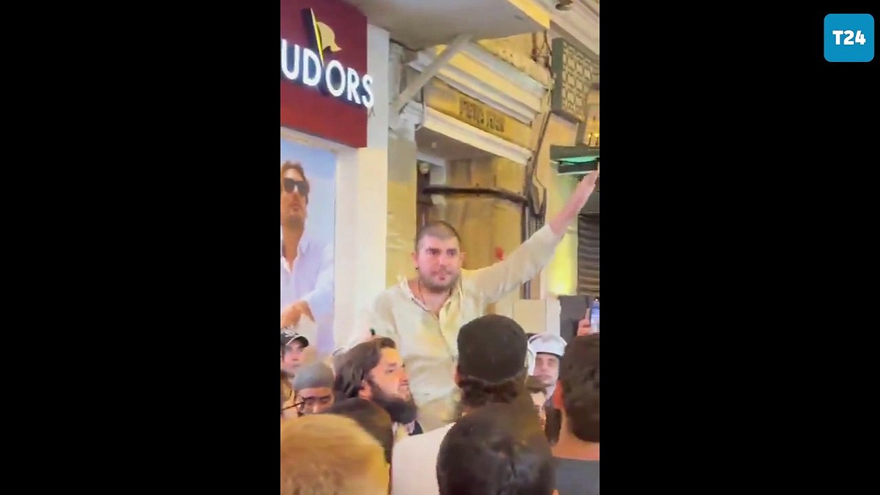 Büyük Doğu Akıncıları İstanbul İl Başkanı Alper Kaan Aykut'tan LeMan önünde açıklama: Ya biz gideceğiz, ya onlar gidecek; Ya onlar ölecekler, ya biz öleceğiz