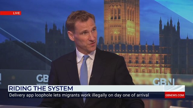 WATCH: Chris Philp calls on Home Secretary to 'take action' on illegal migrants working as food delivery riders