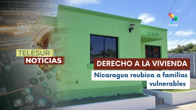 Nicaragua entrega viviendas dignas a familias en riesgo