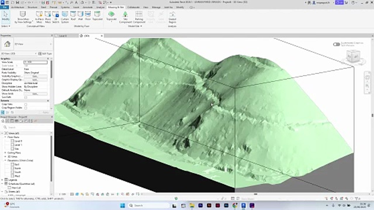 TopoExport.com - How to Visually Smooth a Toposurface in Revit - Better Terrain Shading