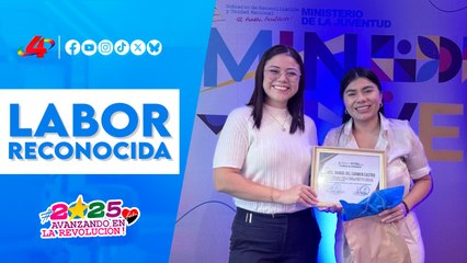 🏅📚 Jóvenes educadores reciben reconocimiento de MINJUVE por su gran labor