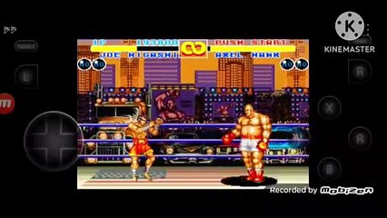 Fatal Fury 2 Joe Higashi vs Axel Hawk fala de vitória do Axel Hawk em português