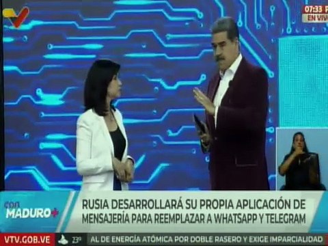 Presidente Maduro: Estamos trabajando por tener un sistema de comunicación seguro en Venezuela