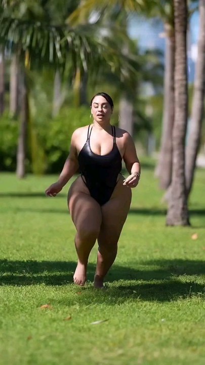 the beautiful 🥰 woman running "" exercise 🥵
