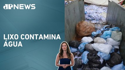 Lixão desaba e gera protestos em Goiás