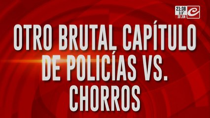 Oreo brutal capitulo de policias vs chorros