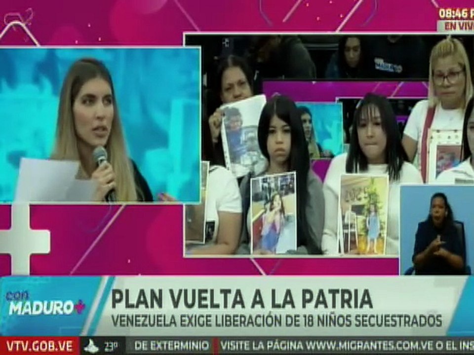 Camilla Fabri: A través del Plan Vuelta a la Patria han retornado 6.972 venezolanos y venezolanas