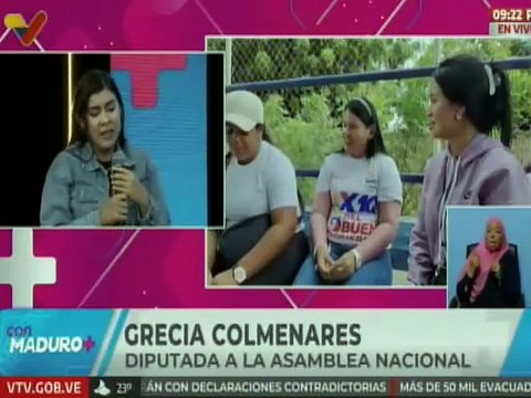 Grecia Colmenares: Los jóvenes asumimos con responsabilidad el llamado del presidente Maduro