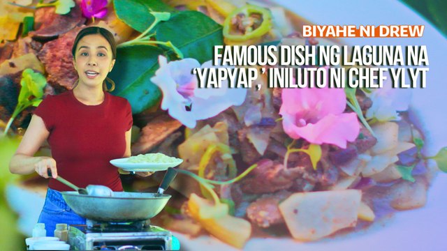 Famous dish ng Laguna na ‘yapyap,’ iniluto ni Chef Ylyt! | Biyahe ni Drew