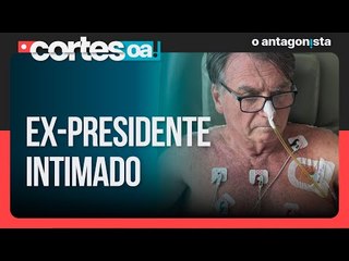Jair Bolsonaro compartilha vídeo de intimação na UTI de hospital