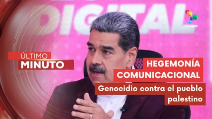 Pdte. Maduro denuncia genocidio en Palestina y respalda iniciativa rusa para crear app de mensajería propia