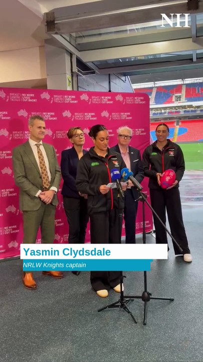 NRWL Knights captain Yasmin Clydsdale shares why she's passionate about breast cancer awareness ahead of the Magic Round.