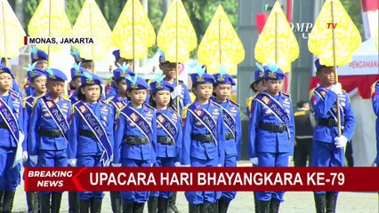 Meriah! Penampilan Polisi Cilik di HUT ke-79 Bhayangkara Disambut Senyum Presiden Prabowo