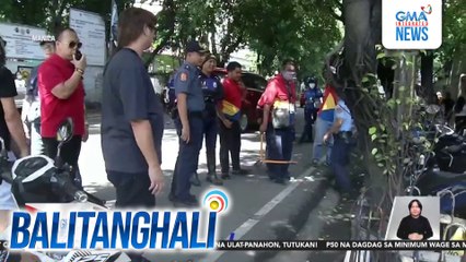 Bisikletang nakakadena sa puno, kinumpiska ng MMDA; rider na walang suot na helmet, tiniketan | Balitanghali