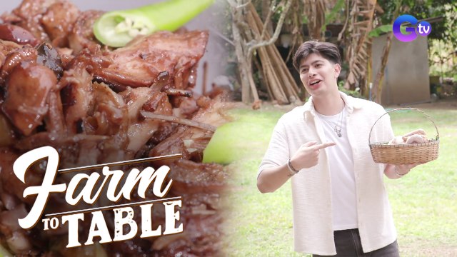 Chef JR Royol cooks ‘Native Chicken Adobo’ for Anjay Anson! | Farm To Table