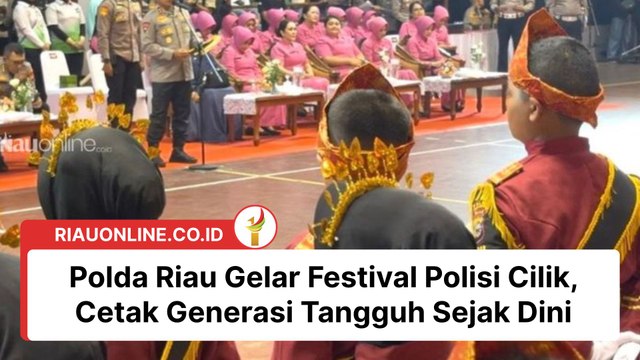 Polda Riau Gelar Festival Polisi Cilik, Cetak Generasi Tangguh Sejak Dini