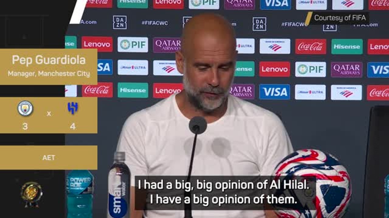 City didn't underestimate Al Hilal - Guardiola
