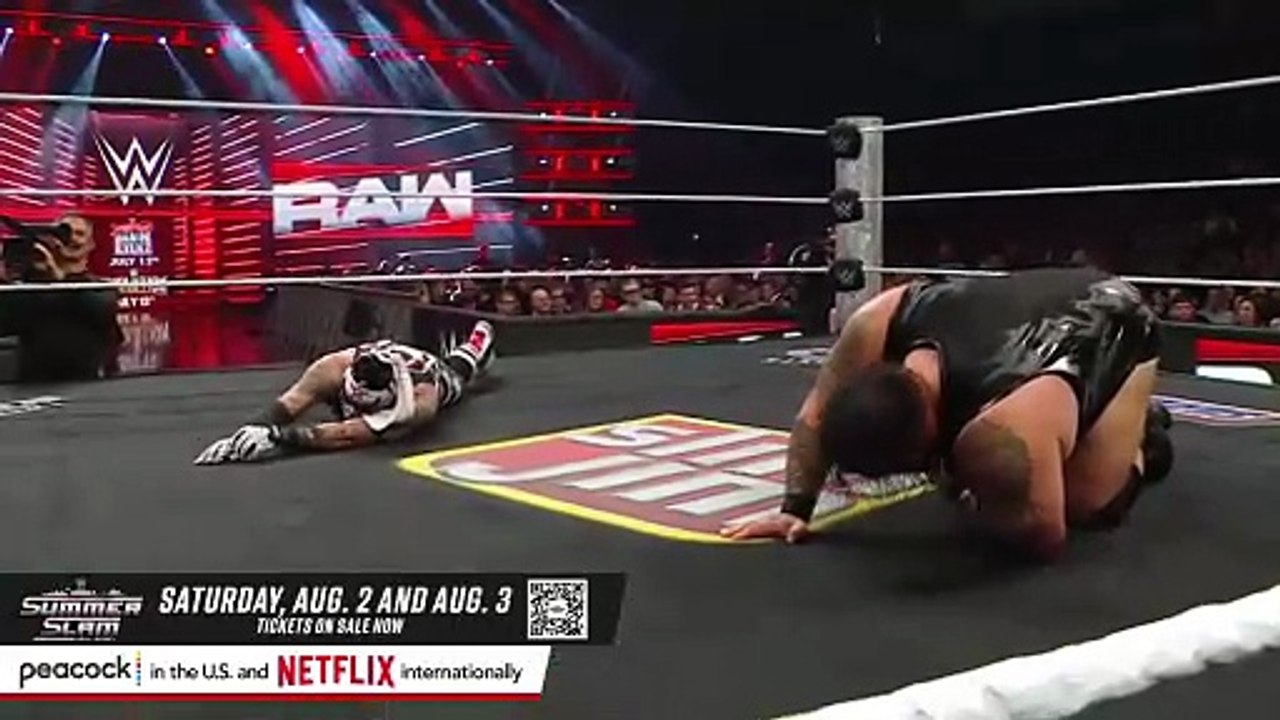 WWE RAW 30 JUNE 2025 SAMI ZAYN & PENTA VS BRON BREAKKER & BRONSON REED FULL MATCH