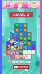 Candy Crush Level 3 – From Sweet Rush to Candy Victory! 🍬 #candycrush #level3