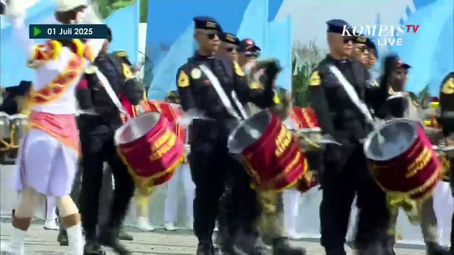 [FULL] Defile Pasukan, Robot, hingga Kendaraan Taktis Depan Prabowo di HUT ke-79 Bhayangkara