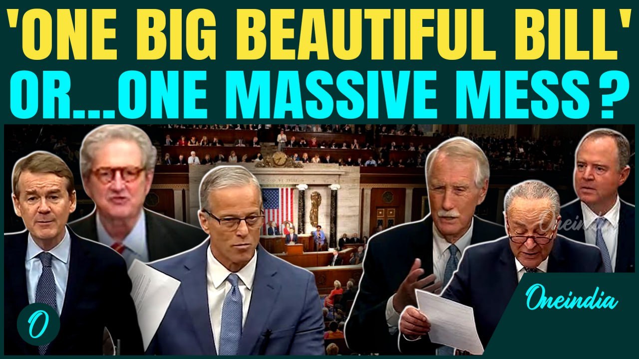 Republicans vs Democrats War of Words in U.S Senate: Trump’s ‘Beautiful Bill’ Ignites Big Infighting