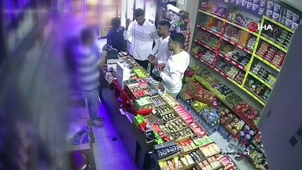 Adana'da yankesicilik anı kameraya yansıdı!