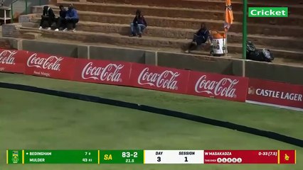 Zimbabwe vs South Africa 1st Test Day 3 Highlights 2025