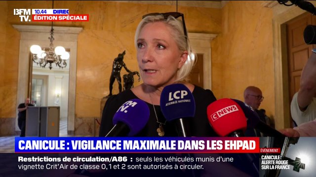 Le plan climatisation souhaité par Marine Le Pen et Éric Ciotti fait réagir la classe politique