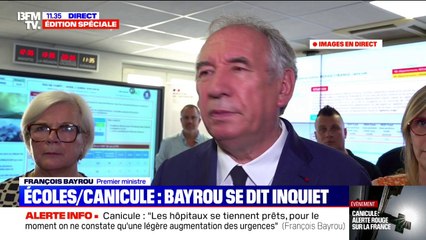 Canicule: François Bayrou estime que "des climatisations presque gratuites devraient être mises en œuvre partout"