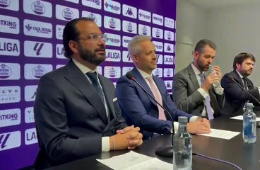 Presentación de la nueva propiedad del Real Valladolid