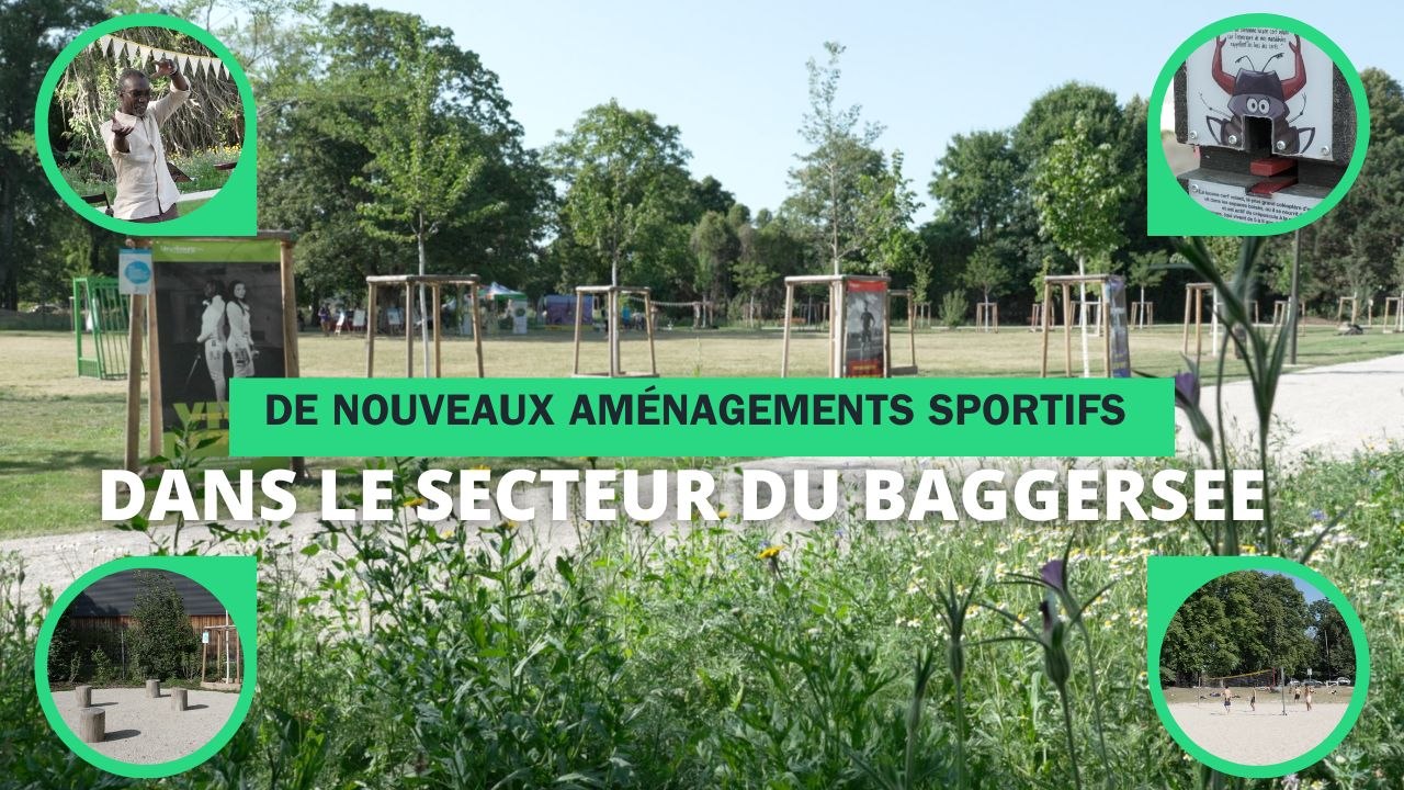 De nouveaux aménagements sportifs dans le secteur du Baggersee