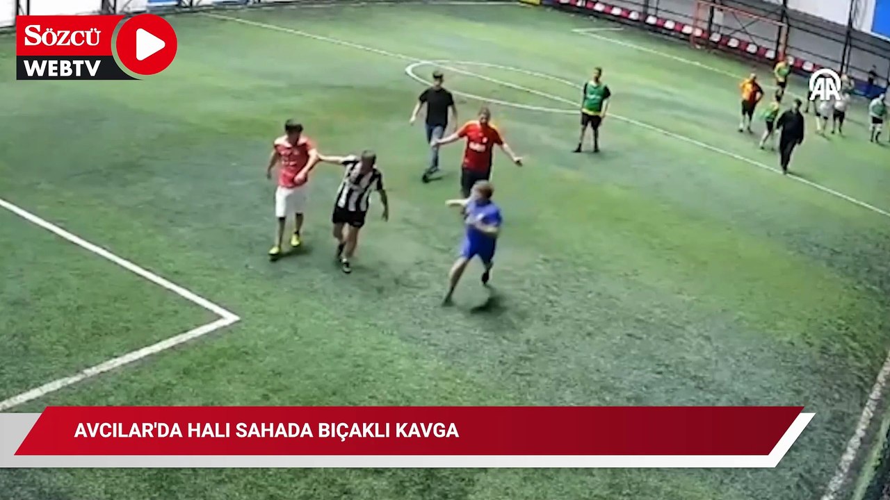 Avcılar’da halı sahada bıçaklı kavga