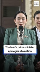 Thailand's prime minister  apologizes to nation