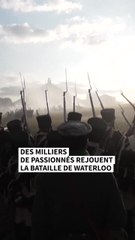 Des milliers de passionnés rejouent la bataille de Waterloo