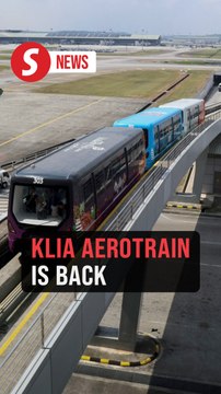 KLIA Aerotrain is finally back