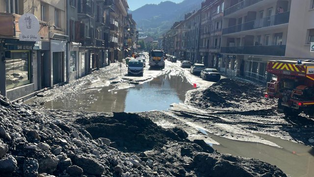 Une crue historique en Maurienne entraîne l'interruption du trafic des trains entre Paris et Milan