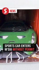 Luxury sports car worth RM6.4mil, including excise duties, imported without permit