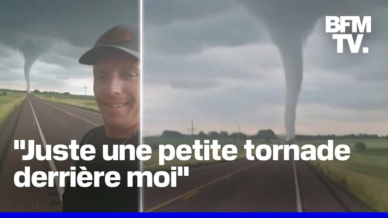 États-Unis: un homme se filme devant une tornade dans le Dakota du Sud