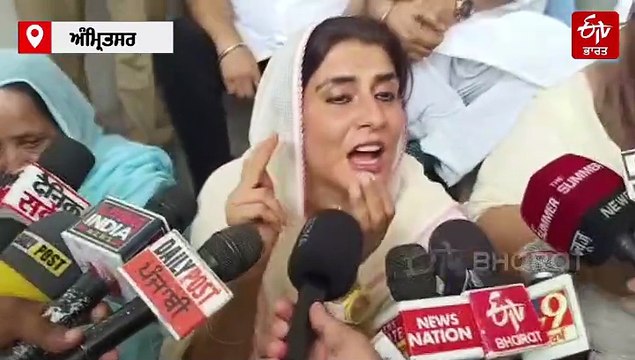 ਪੁਲਿਸ ਨਾਲ ਭਿੜੇ ਬਿਕਰਮ ਮਜੀਠੀਆ ਦੇ ਪਤਨੀ ਗਨੀਵ ਕੌਰ, ਬਿਕਰਮ ਨੂੰ ਮਜੀਠਾ ਲੈ ਕੇ ਪਹੁੰਚੀ ਸੀ ਵਿਜੀਲੈਂਸ