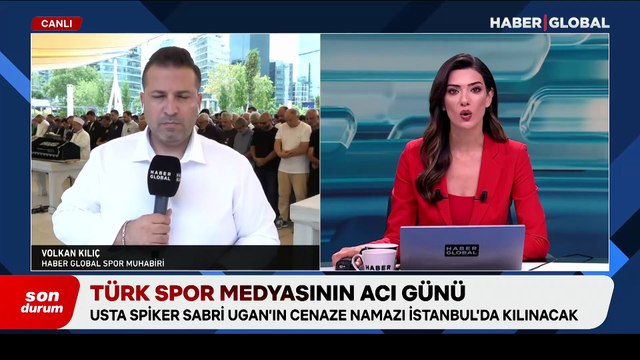 Türk spor medyasının acı günü: Usta spiker Sabri Ugan son yolculuğuna uğurlandı