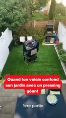 Quand ton voisin confond son jardin avec un pressing géant