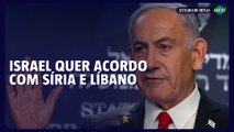 Israel afirma paz com Síria e Líbano e promete fim da guerra em Gaza