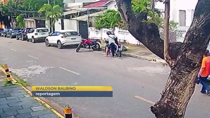 Furto audacioso de moto em plena luz do dia no Recife deixa motociclista desempregado e preocupado com o futuro