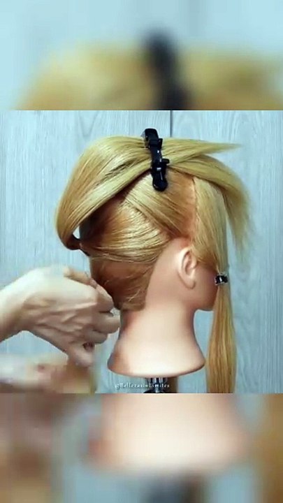 peinado de moda facil #hairstyle #shorts #reelshorts