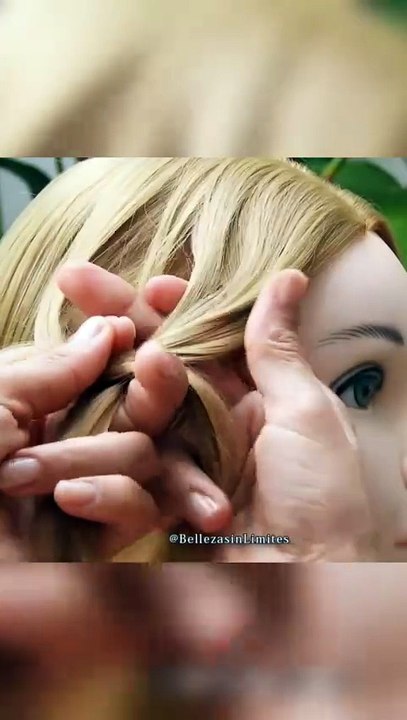 trenza en cadena #reelshort #hairstyle #braids